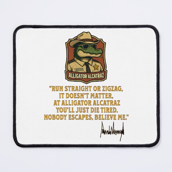Item preview, Alligator Alcatraz, Zig Zag Quote designed and sold by CDub-Designs.