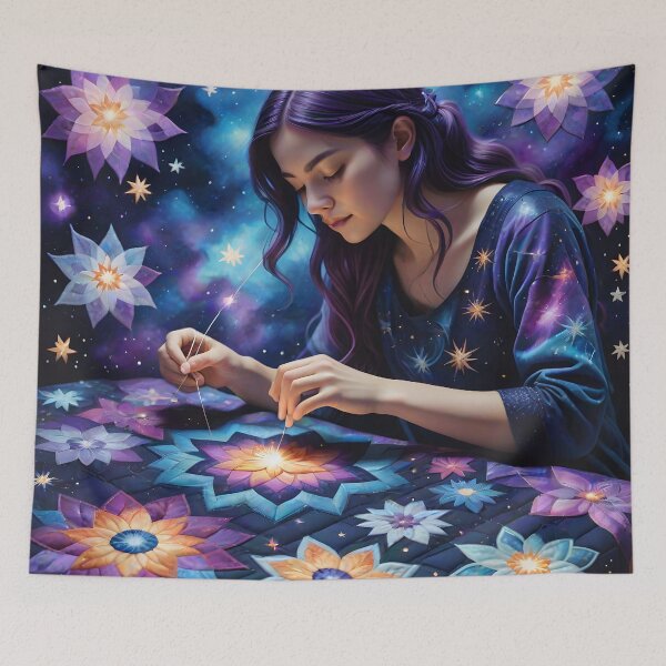 Item preview, Celestial Quilter In A Quilting Room - Quilting Lovers - For Quilters designed and sold by Wiss2Arts.