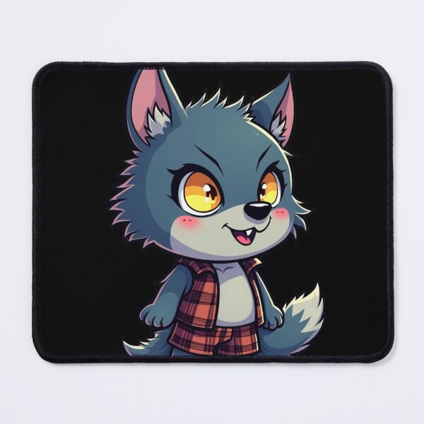 Item preview, Kawaii Chibi Werewolf Under Full Moon designed and sold by CBFreyjaArt.