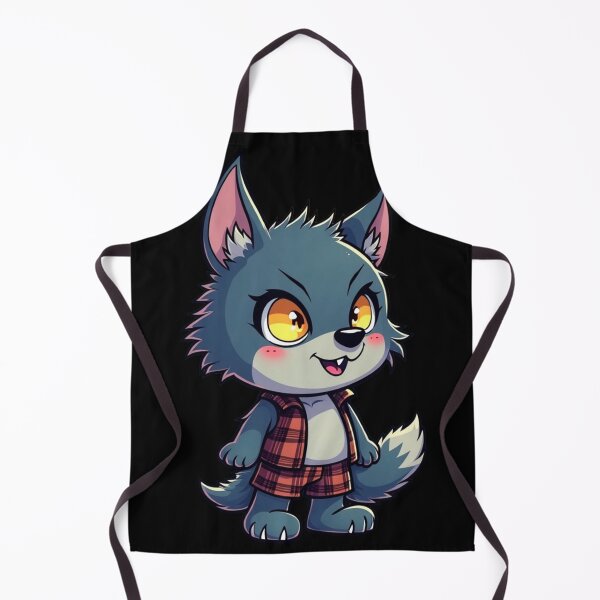Item preview, Kawaii Chibi Werewolf Under Full Moon designed and sold by CBFreyjaArt.