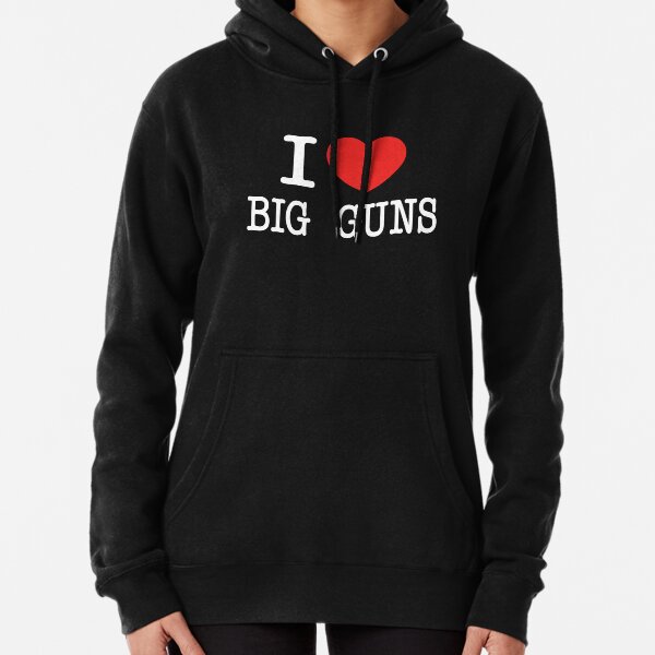 Item preview, I Love Big Guns | Bold Gym & Strength Training Typography Design for Fitness Lovers designed and sold by PaintedPixels01.