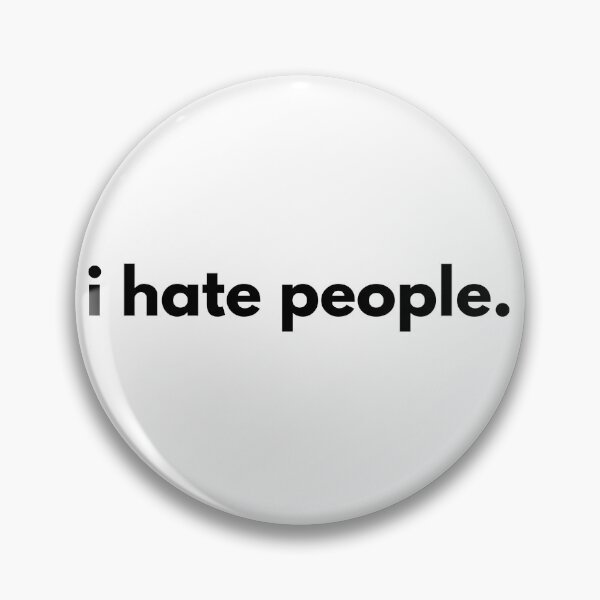 Item preview, I Hate People - Quote designed and sold by Trialloja.