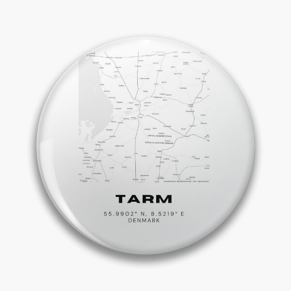 Item preview, Tarm Minimal Map Design – Nordic Decor designed and sold by RM-Journey.