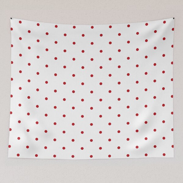 Item preview, Classic Red and White Polka Dot Pattern – Retro Minimalist Style designed and sold by DaisyHouse.