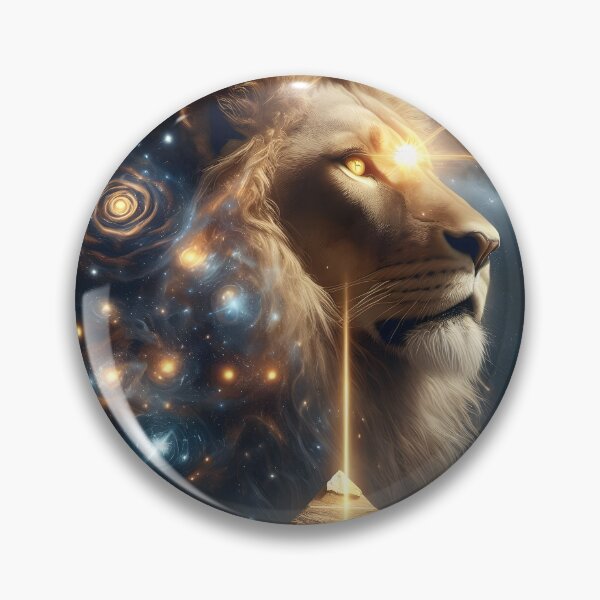 Item preview, Cosmic Lion's Gate Over The Pyramids Of Giza designed and sold by The Cosmic Nexus.