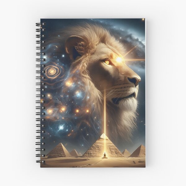Item preview, Cosmic Lion's Gate Over The Pyramids Of Giza designed and sold by The Cosmic Nexus.
