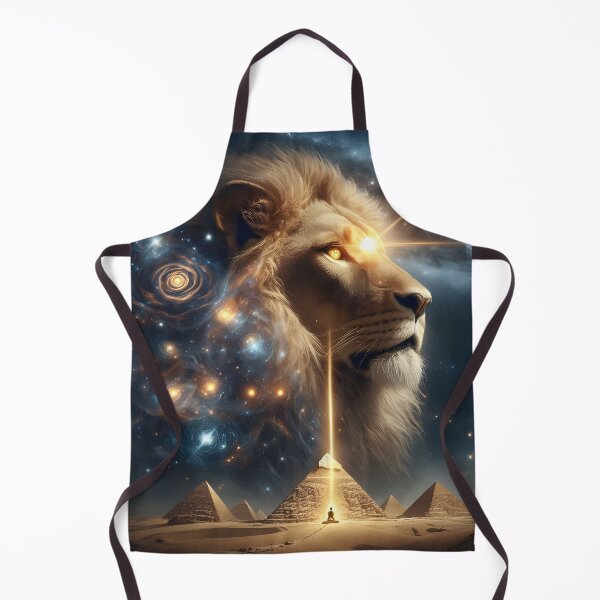 Item preview, Cosmic Lion's Gate Over The Pyramids Of Giza designed and sold by The Cosmic Nexus.