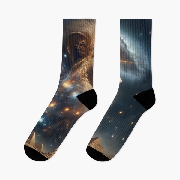 Item preview, Cosmic Lion's Gate Over The Pyramids Of Giza designed and sold by The Cosmic Nexus.