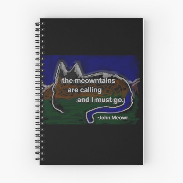 Item preview, The meowntains are calling designed and sold by DancingCreek.
