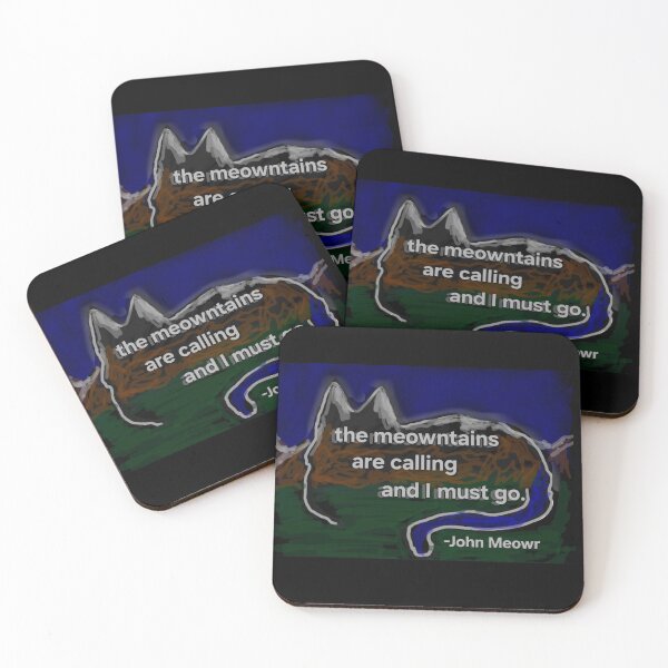 Item preview, The meowntains are calling designed and sold by DancingCreek.