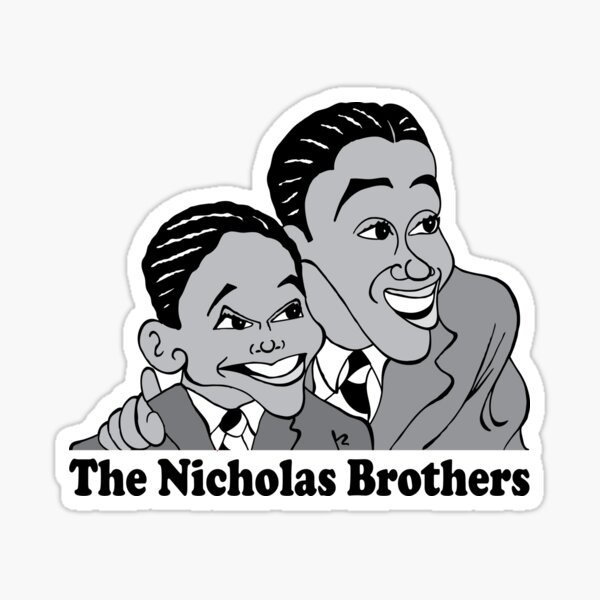 Item preview, THE NICHOLAS BROTHERS FAN ART designed and sold by cartoonistguy.