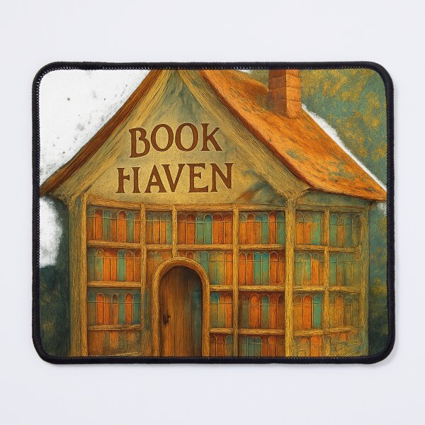 Item preview, Book Haven – Minimal Reader Badge Tee/Hoodie designed and sold by TONSNAP.