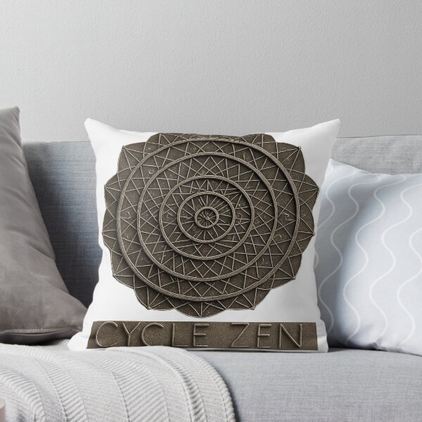 Item preview, Cycle Zen – Minimal Fitness Badge Tee/Hoodie designed and sold by TONSNAP.