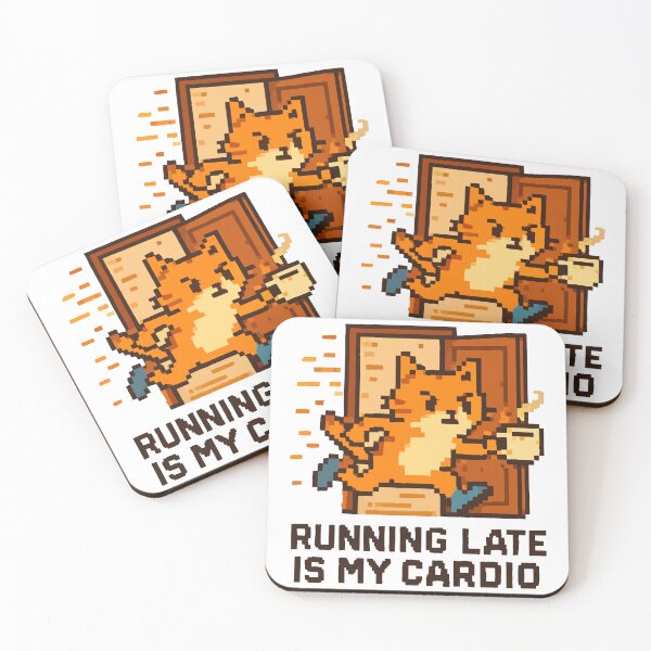 Item preview, Pixel Fox on a Caffeine Mission designed and sold by NaturePixel.