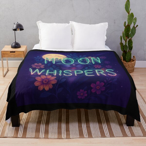 Item preview, Moon Whispers – Mystical Lunar Feminine Energy Art designed and sold by AATGShop.