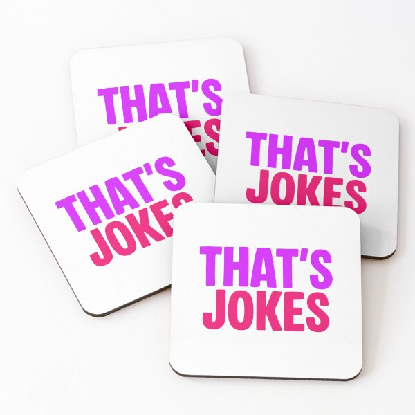 Item preview, That’s Jokes in Violet and Red designed and sold by Memes N Lore .