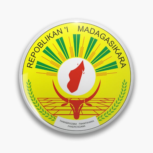 Item preview, national emblem seal of Madagascar Madagaskar designed and sold by ak7sailor.