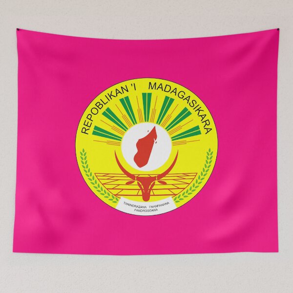 Item preview, national emblem seal of Madagascar Madagaskar designed and sold by ak7sailor.