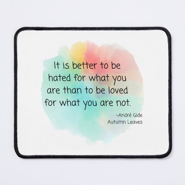 Item preview, what you are - André Gide designed and sold by tracy's designs.
