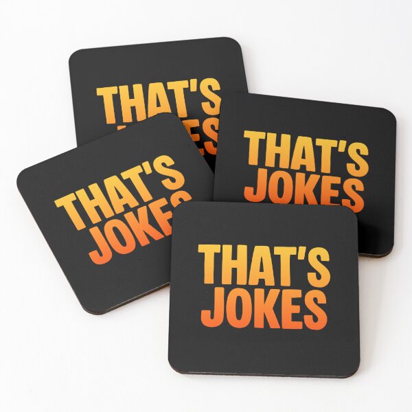 Item preview, That’s Jokes in Hot Orange designed and sold by Memes N Lore .