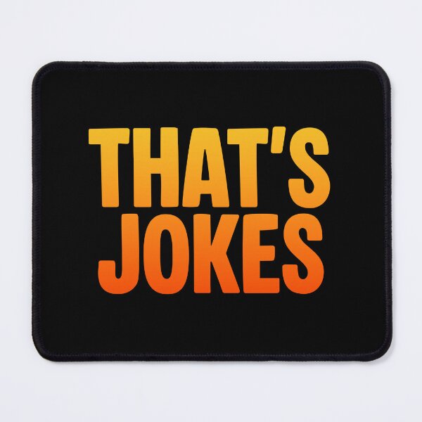 Item preview, That’s Jokes in Hot Orange designed and sold by Memes N Lore .