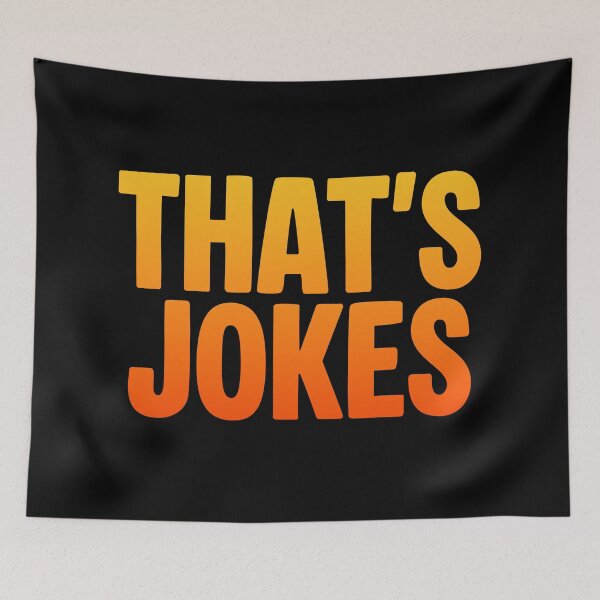 Item preview, That’s Jokes in Hot Orange designed and sold by Memes N Lore .