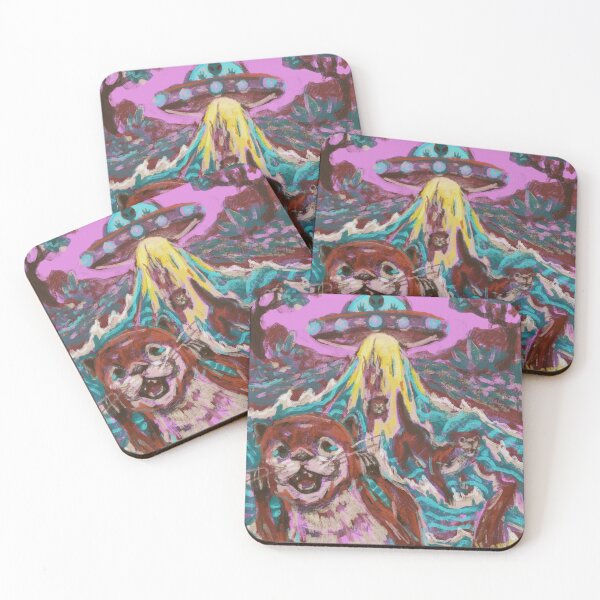 Item preview, otters being abducted designed and sold by guilhernunes.