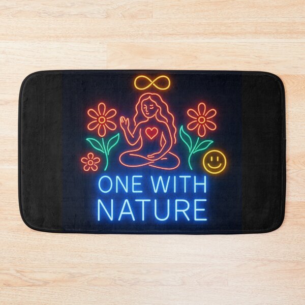 Item preview, One With Nature – Radiant Self Love, Joy, and Oneness Neon Art  designed and sold by AATGShop.