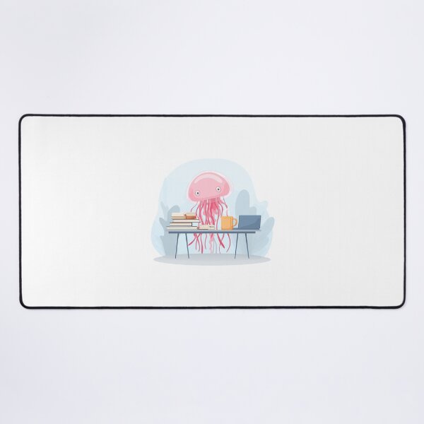 Item preview, Perfectly Pink Jellyfish Swimming Softly Below Office Waves designed and sold by FWLKIT.