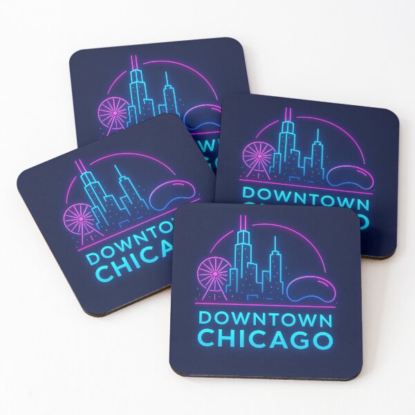 Item preview, In Downtown Chicago Skyline Logo – Official Logo Design designed and sold by Print On Demand HQ.