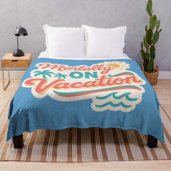 Item preview, Mentally on Vacation Illustration designed and sold by Rue Design Company.