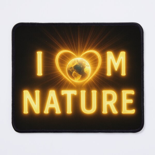 Item preview, I AM Nature – Spiritual Earth Heart Design Inspired by Divine Oneness designed and sold by AATGShop.