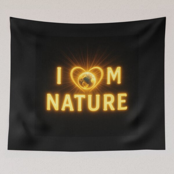 Item preview, I AM Nature – Spiritual Earth Heart Design Inspired by Divine Oneness designed and sold by AATGShop.