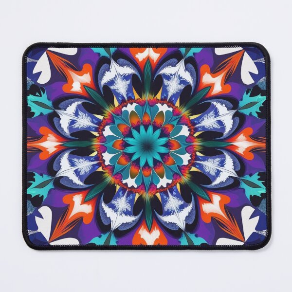 Item preview, Frozen Shadows – Spooky Fractal Mandala with Halloween Ice Aesthetic designed and sold by Harmonic_Layers.