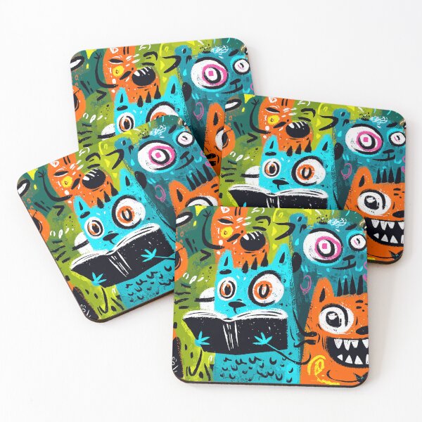Item preview, Colorful Wild Monsters Reading Adventure designed and sold by Art of Ngu.