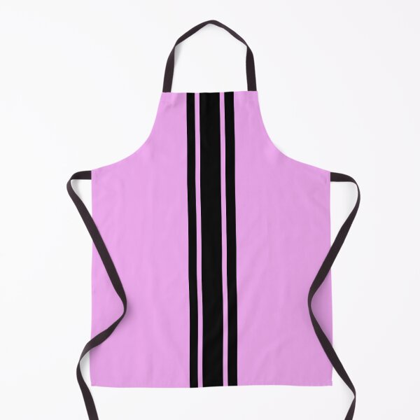Item preview, Single Stripe with 2 Thick Pinstripes (Black On Pink) designed and sold by Racing Stripes Only.