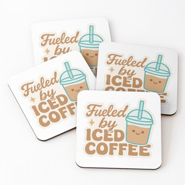 Item preview, Funny Iced Coffee Inspired Design designed and sold by Rue Market.