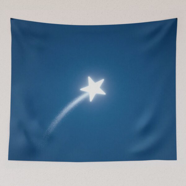 Item preview, star, cloud, blue, kawaii, cute, modern, aesthetic, minimalist, chubby, adorable designed and sold by SasiPen.