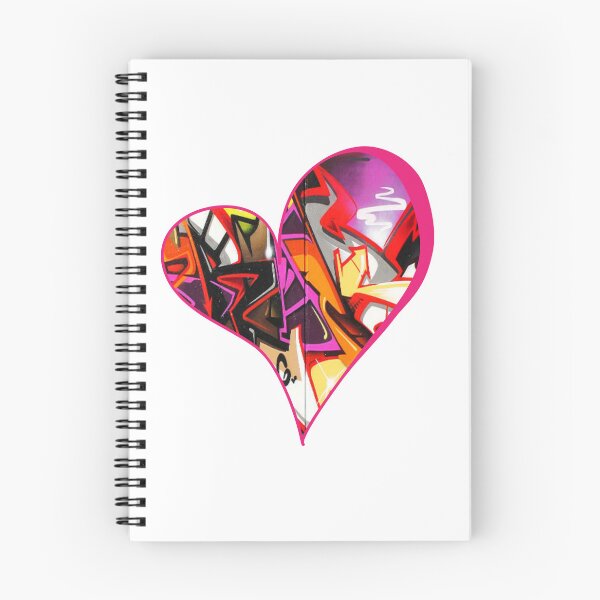 Item preview, Heart shaped graffiti fram designed and sold by Drip Fit .