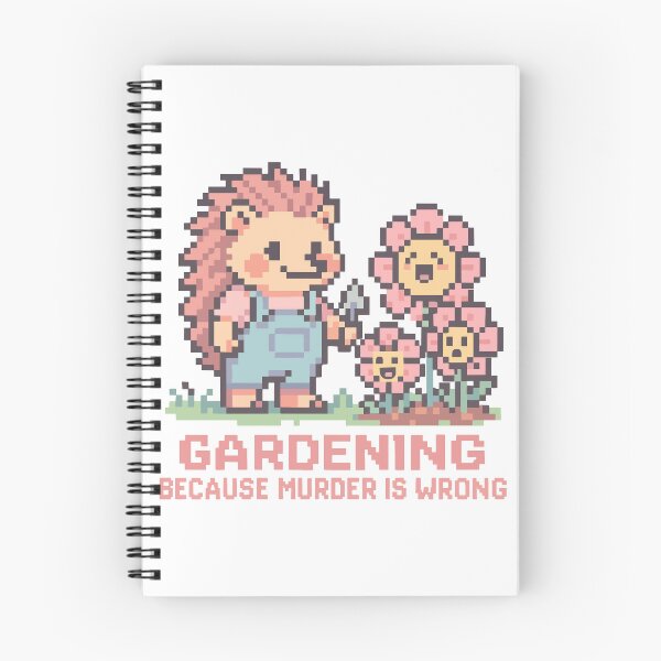 Item preview, Pixel Hedgehog Chooses Plants Over Prison designed and sold by NaturePixel.