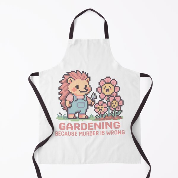 Item preview, Pixel Hedgehog Chooses Plants Over Prison designed and sold by NaturePixel.