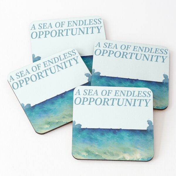 Item preview, Inspirational Vintage Ocean, Sea of Endless Opportunity designed and sold by beanses.