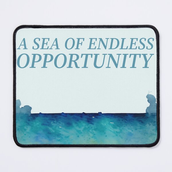 Item preview, Inspirational Vintage Ocean, Sea of Endless Opportunity designed and sold by beanses.