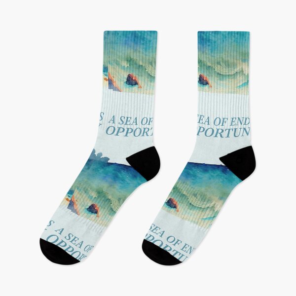 Item preview, Inspirational Vintage Ocean, Sea of Endless Opportunity designed and sold by beanses.
