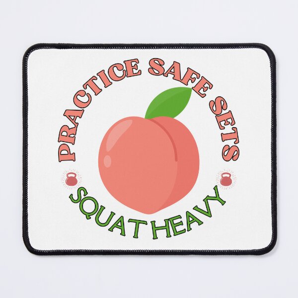 Item preview, Practice Safe Sets - Squat Heavy - Funny Gym Quote - Women's Fitness Design designed and sold by FeminineFlex.