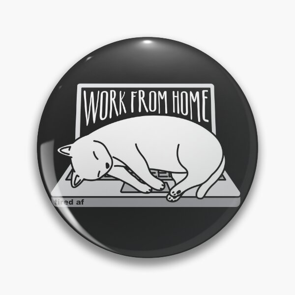 Item preview, Work from home cat | just workplace things designed and sold by Neadoodles.