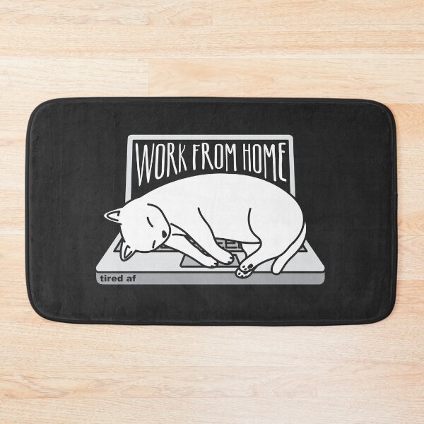 Item preview, Work from home cat | just workplace things designed and sold by Neadoodles.