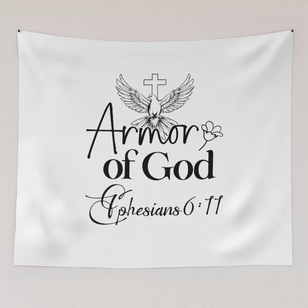 Item preview, Armor of God | Ephesians 6:10-18 Bible Verse | Christian Faith Apparel & Gifts designed and sold by Hope & Light Designs.