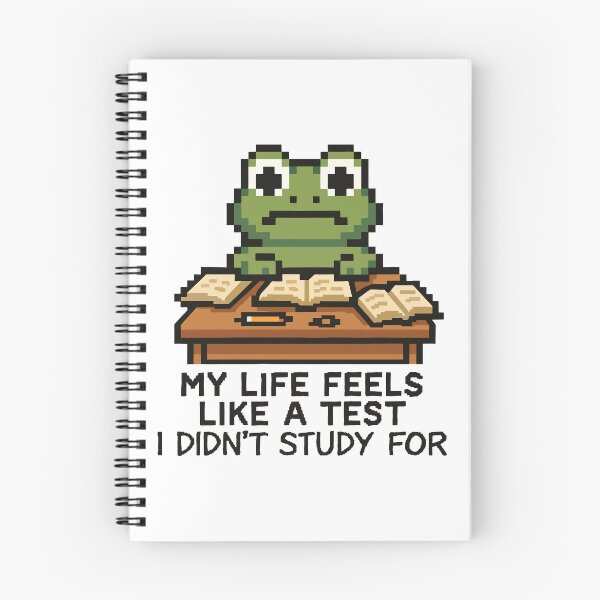 Item preview, Existential Frog Mid-Exam Mode designed and sold by NaturePixel.