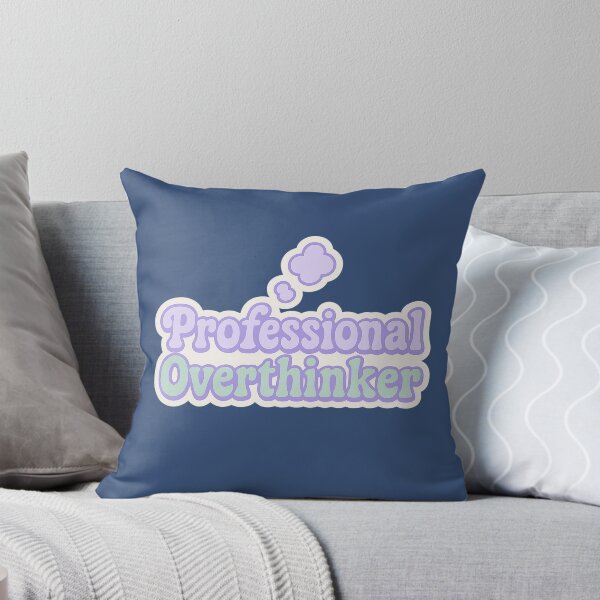 Item preview, Professional Overthinker Text Sticker designed and sold by Rue Market.